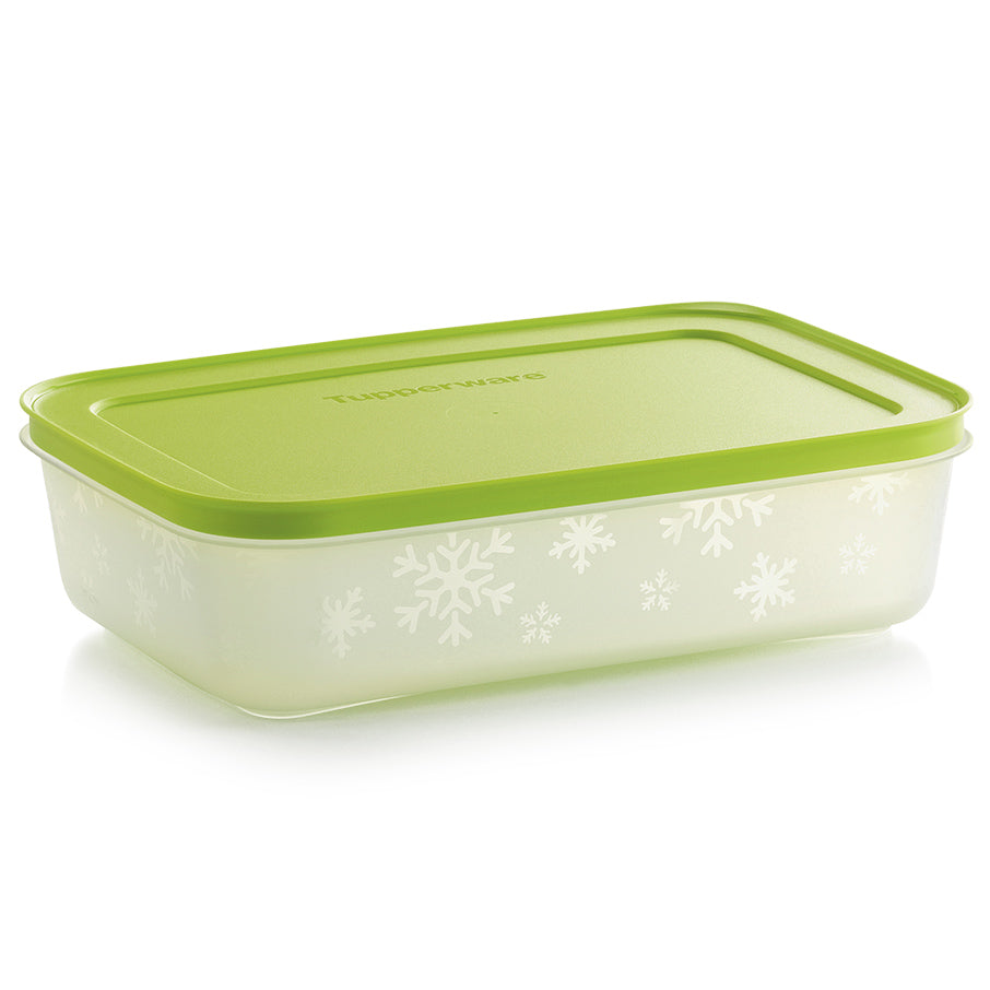 Plastic Cold Food Storage Container - 2.5 Inch Deep - Rectangle