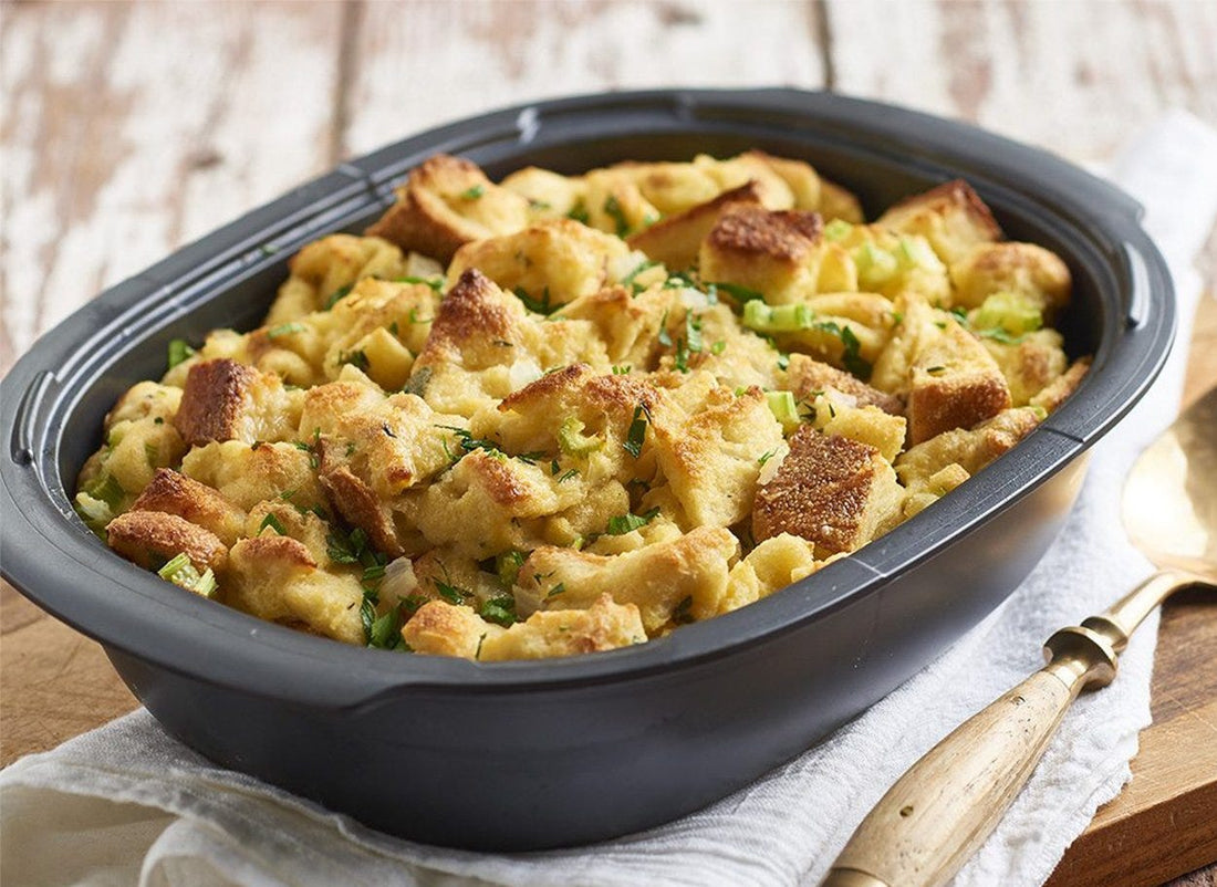 Savory Stuffing Bread Pudding