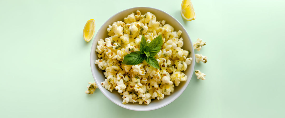 Lemon Basil Popcorn Recipe