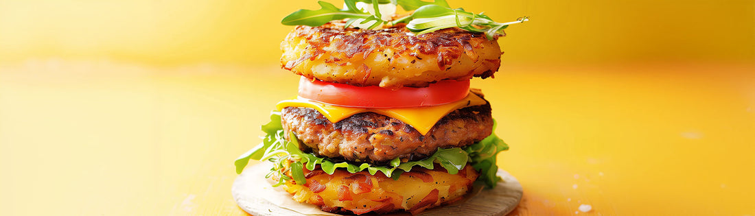 Grated Potato Bun Burgers Recipe