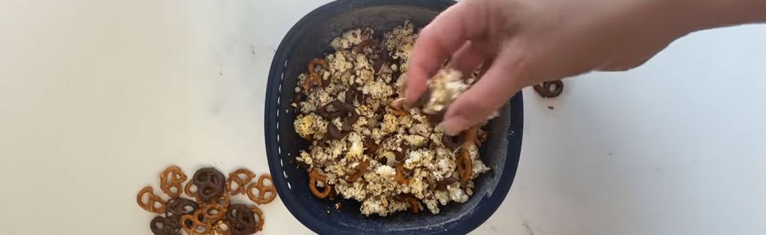 Chocolate Pretzel Popcorn