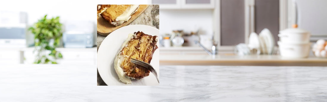 Sticky Pull Apart Bread with Cream Cheese Frosting