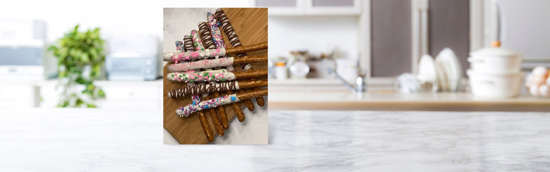 White Chocolate Pretzel Rods