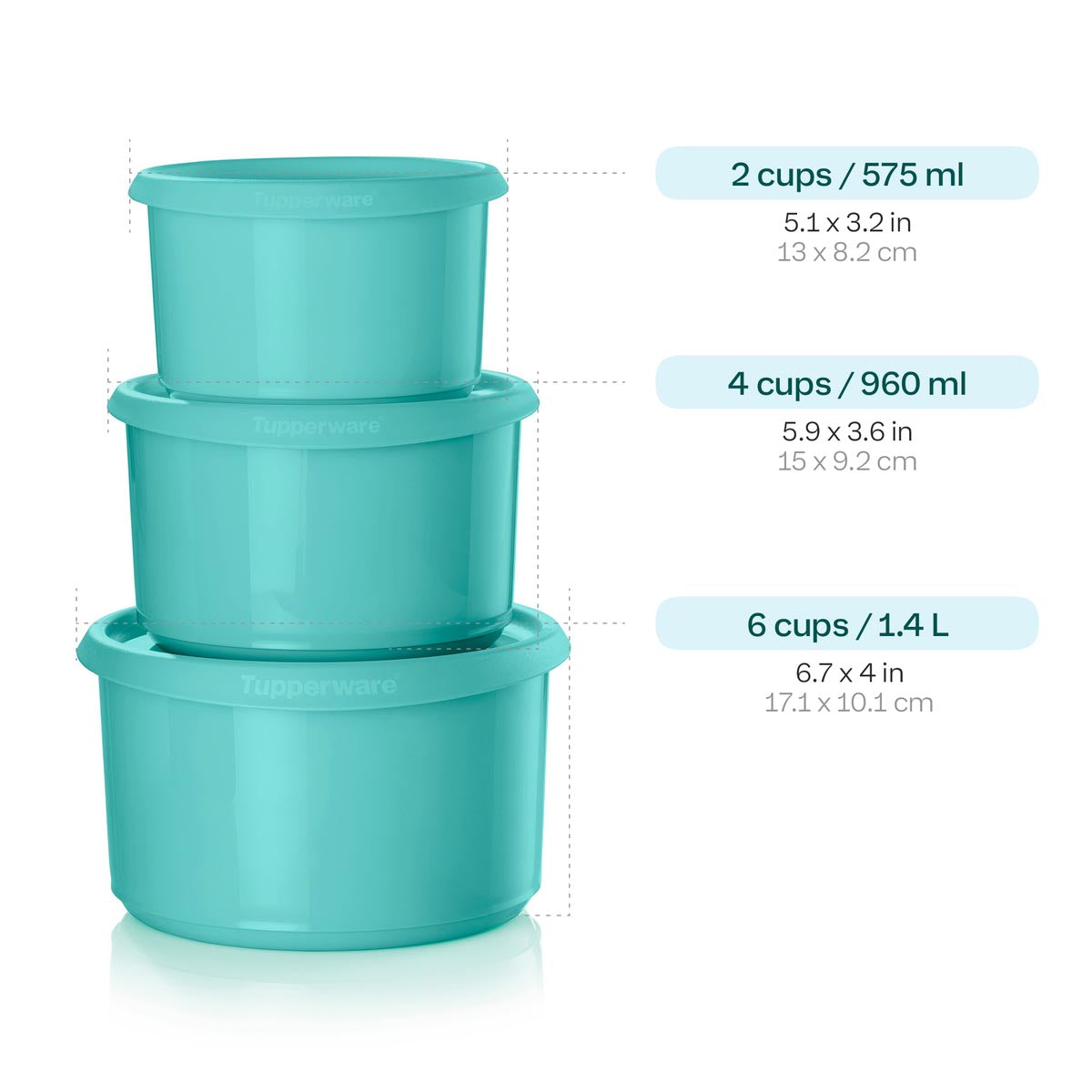 One Touch® Canister | 3-piece Set