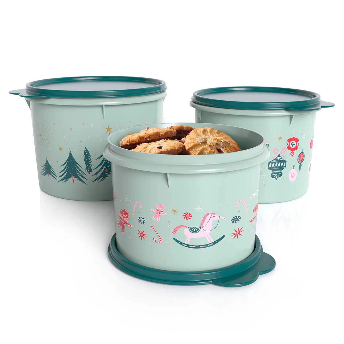 Holiday Canister 3-Pc. Set