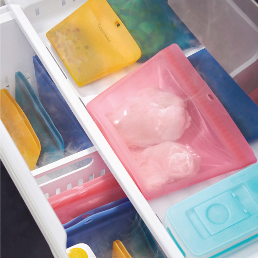 Npot Microwaveable Silicone Kids Snack Container 3 Compartment