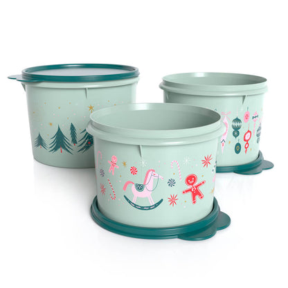 Holiday Canister 3-Pc. Set