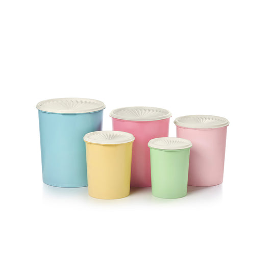 Vintage Decorator Canister | 5-piece Set