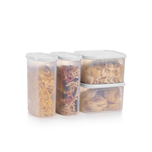 Tupperware 2 Clear Mates Medium Squares 4 Cups Modular Containers