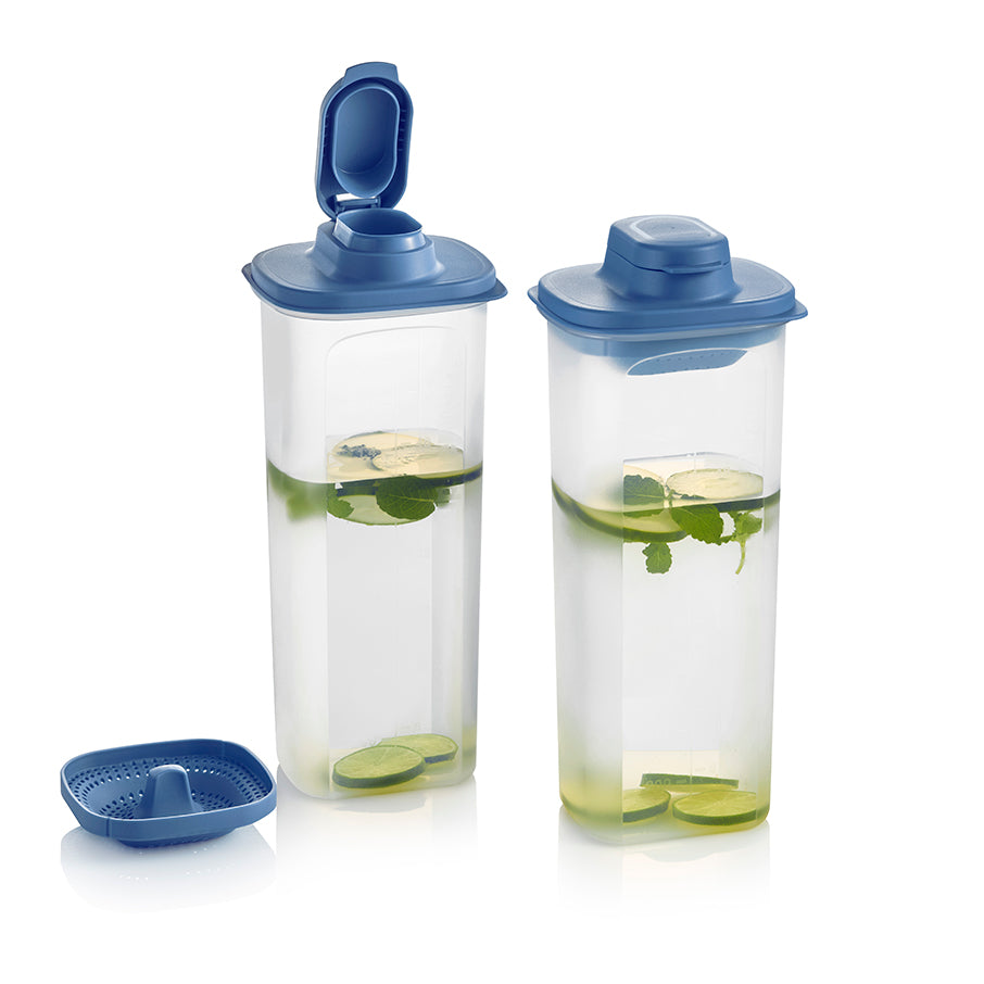 Slim Line Pitcher with Strainer Set