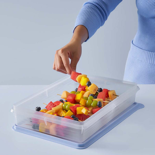 Rectangular Plastic Snack The Lunch Box For Fresh Candy And Food