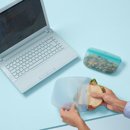 The Ultimate Silicone Bag Slim Lunch Set