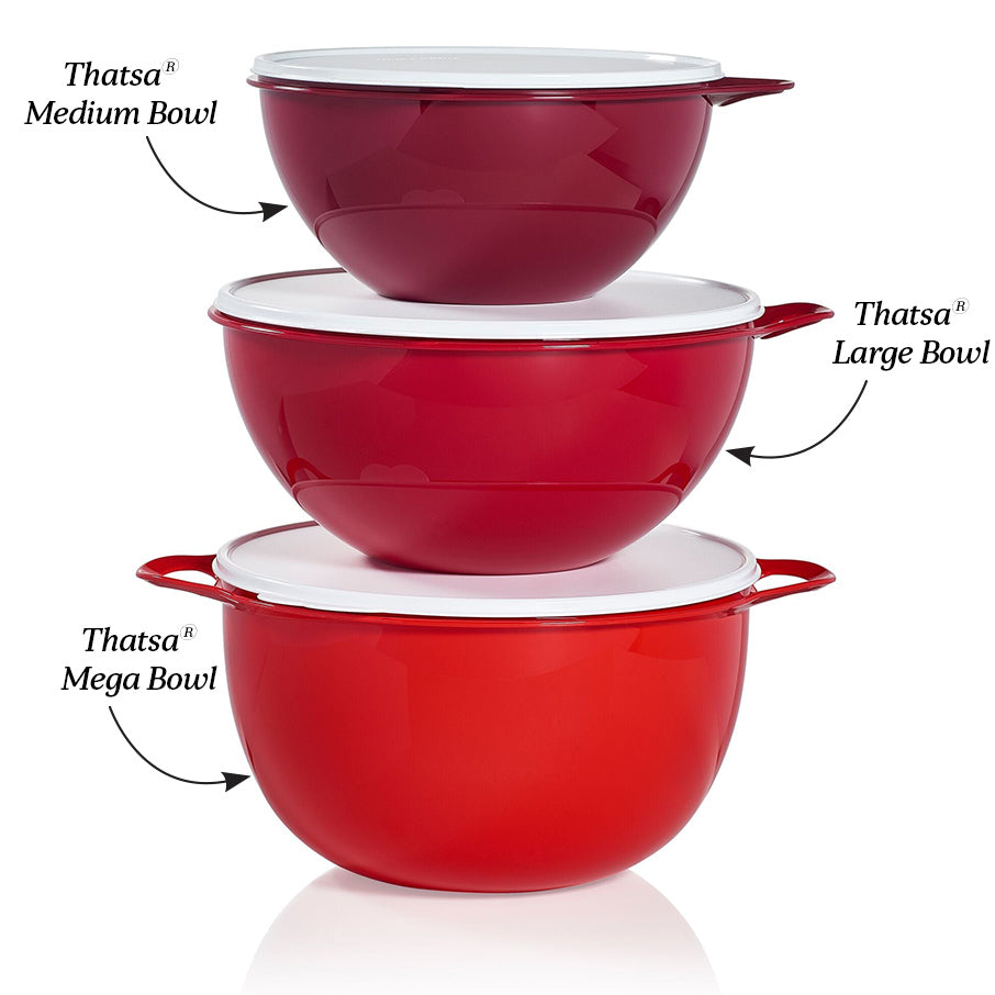 Tupperware Wonderlier 3-piece Bowl Set 
