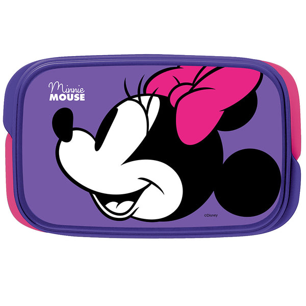 Authentic Disney Store Minnie Mouse Silicone Food Storage Container New NWT
