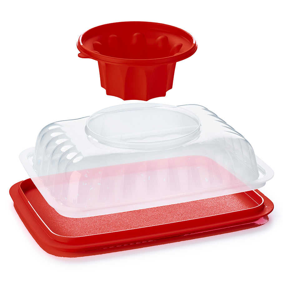 Tupperware Jello Mold Set Jel N Serve With Shapes Tree Heart -  in 2023