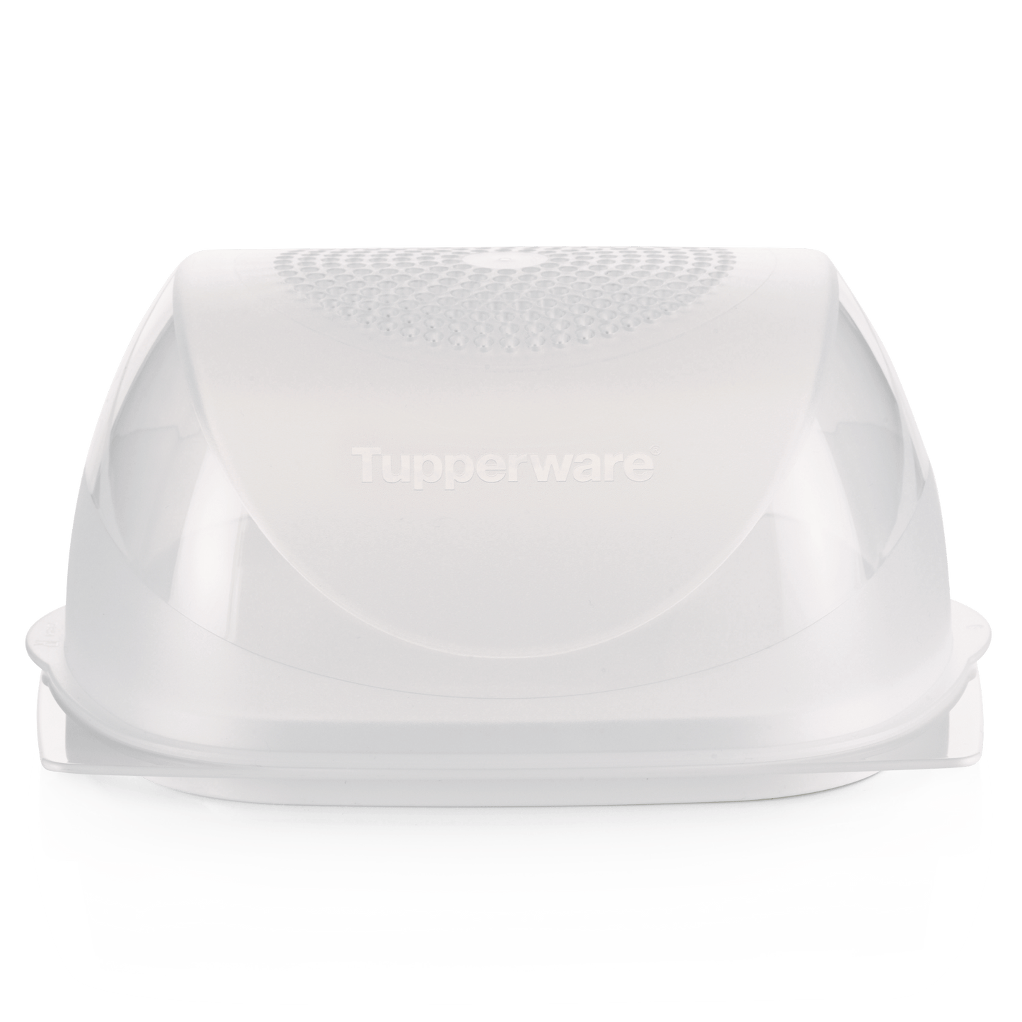 Classic Tupperware Square Keeper - Vintage White