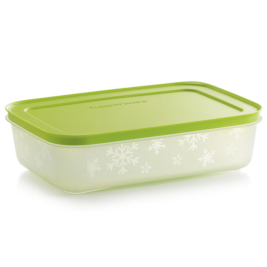 Tupperware Freezer Mate Plastic Container for Fridge and Freezer, 1.1 LTR  (Set of 2) with Free Handkerchief