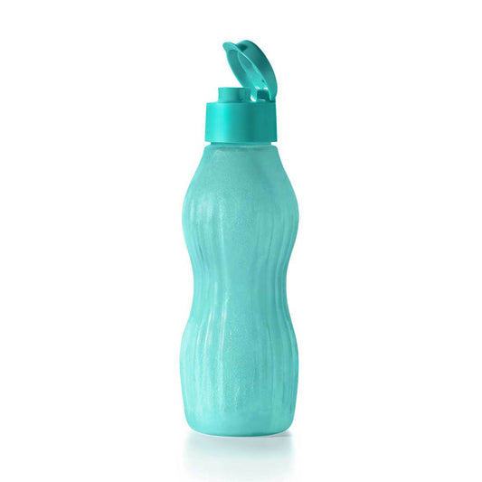 Tupperware TP-380-T750 Aquasafe - Botella de agua deportiva (tapa abatible  de 25.4 fl oz, 2 piezas)